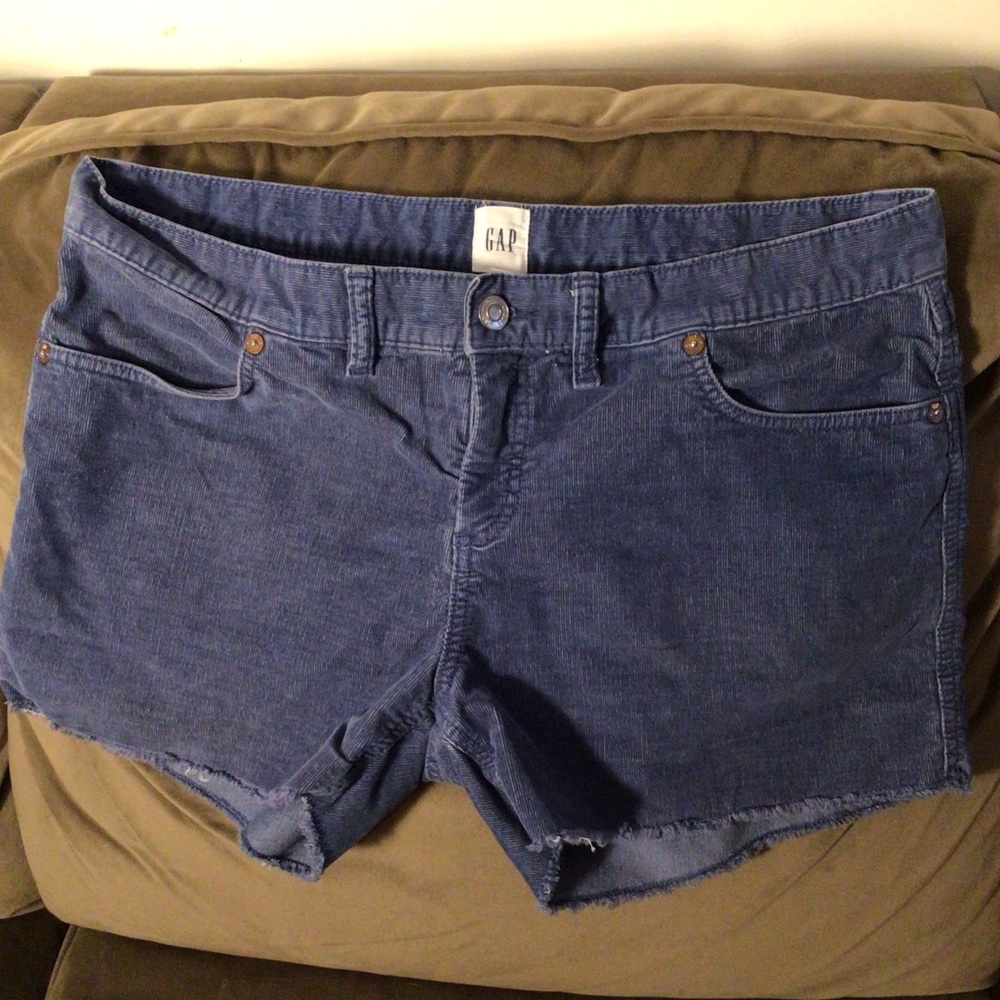 Gap. Size 12 corduroy shorts. Blue